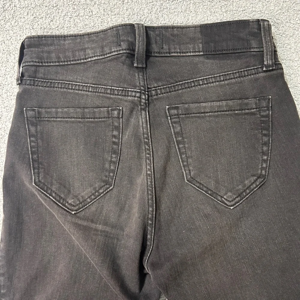 Abercrombie & Fitch Jeans High Rise Skinny 25 0 Black Denim Faded Casual Classic